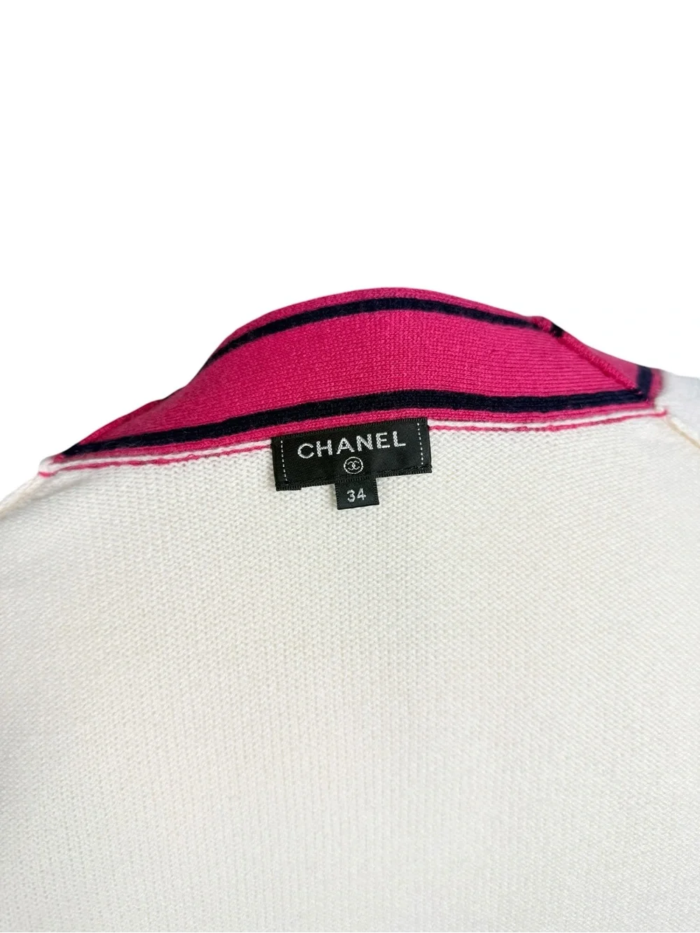 Chanel 20C Resort 2020 Cashmere CC Cardigan FR 34
